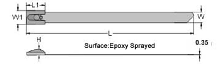 噴塑不銹鋼扎帶廠家_噴塑不銹鋼扎帶QP-G系列外形圖 噴塑不銹鋼扎帶廠家_噴塑不銹鋼扎帶QP-G系列外形圖
