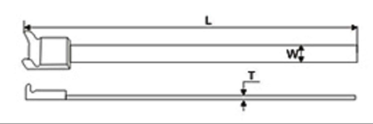 噴塑不銹鋼扎帶制造商_噴塑不銹鋼扎帶外形圖 噴塑不銹鋼扎帶制造商_噴塑不銹鋼扎帶外形圖